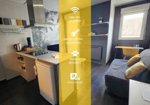Joue-les-Tours Apartment | 'Les Tropiques' - Parking privé - Balcon - Tout confort