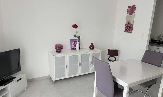 Saint-Martin-d'Ardeche Apartment | LES VIGNES Apartment at the gateway to the Ardèche Gorges. River 50 metres away