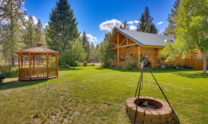 Libby House | Libby Home w/Mountain Views: Gazebo & Fire Pit!