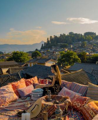 Dayan Old Town House | Lijiang Hearing Flowers Hall Flowerless B&B