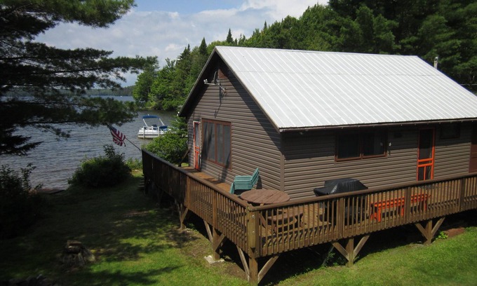 Inlet Cabin | Limekiln Lake: Panorama Lodge Single Family Lakefront Adirondack Camp