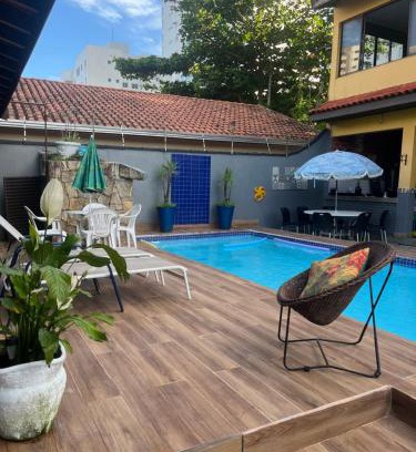 Mongagua House | Lindo Sobrado Amarelo -próximo a praia