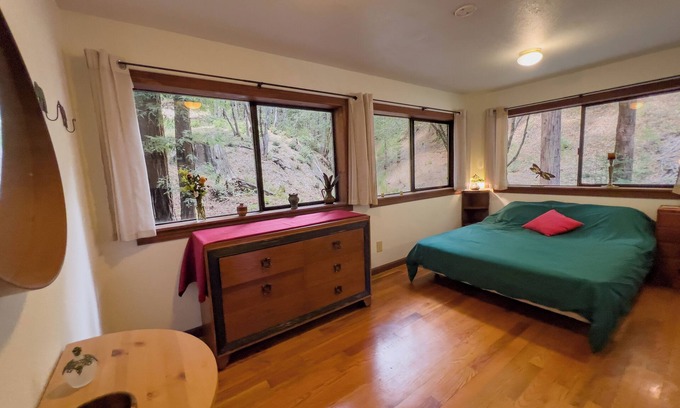 Garberville House | Little House in the Redwoods with hot tub!