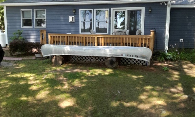 Gray House | Little Sebago Home Newly Remodeled with Sandy Beach and Sunsets