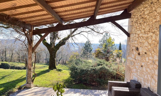 Parranquet Cottage | Located in a haven of greenery 15 minutes from Villereal and Monpazier
