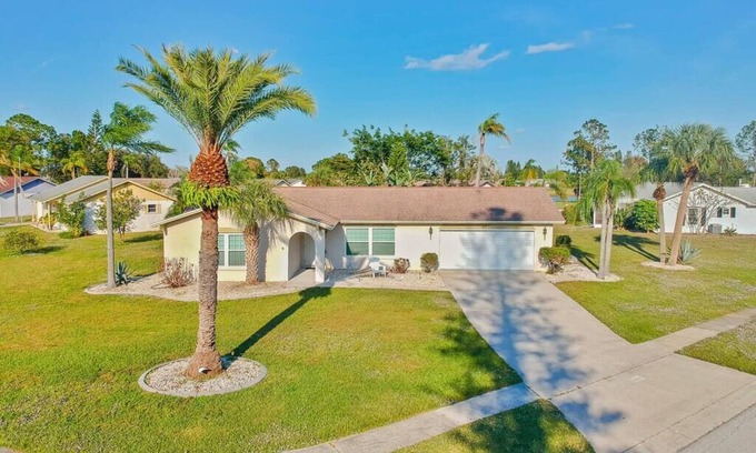 Gardens of Gulf Cove House | Located in an active community w/heated pools, tennis courts and shuffleboard