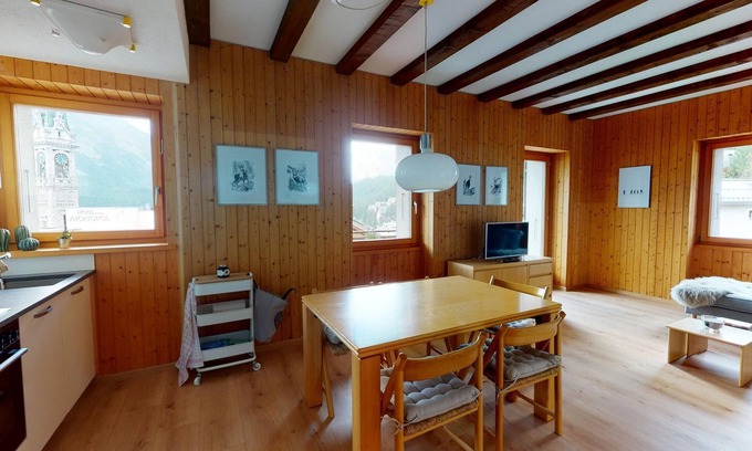 St. Moritz Apartment | Located just above St.