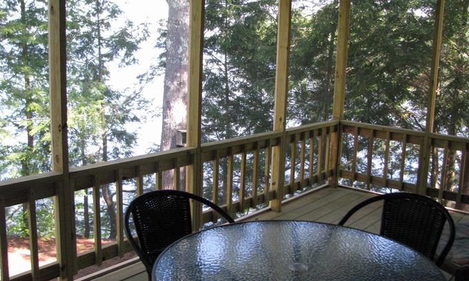 Unity Cottage | Located on a great lake for bass fishing.