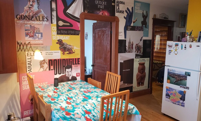 La Petite-Patrie Apartment | Location Temporaire Meublé Très Bien Situé à Montréal. Dispo du 01/07 au 31/08