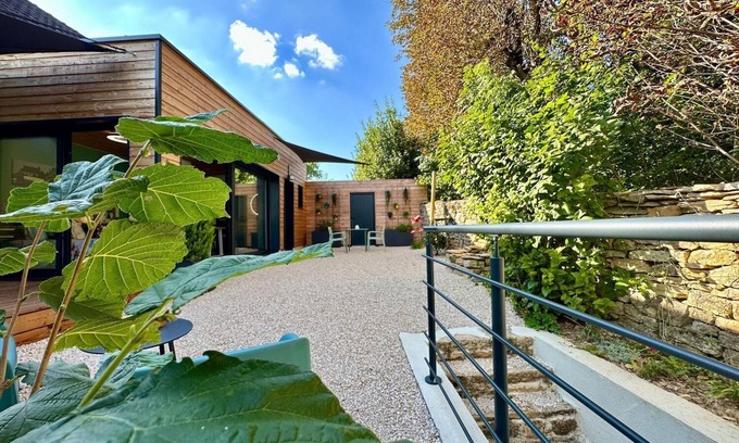 Dijon Cottage | Lodge Vitré with Nordic bath for an unusual night in Dijon