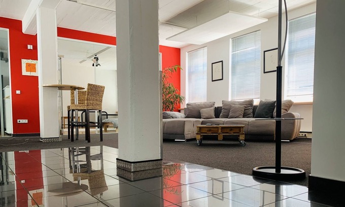 Gross-Umstadt Apartment | Loft Apartment 'Loftwohnung' with Wi-Fi and Air Conditioning