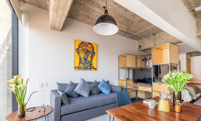 Zona Rosa Apartment | Loft with kitchen in Mexico City