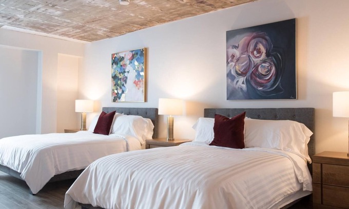 Rouyn-Noranda Apartment | Loft with two beds and a sofa bed on rue Gamble Ouest (Le Central)
