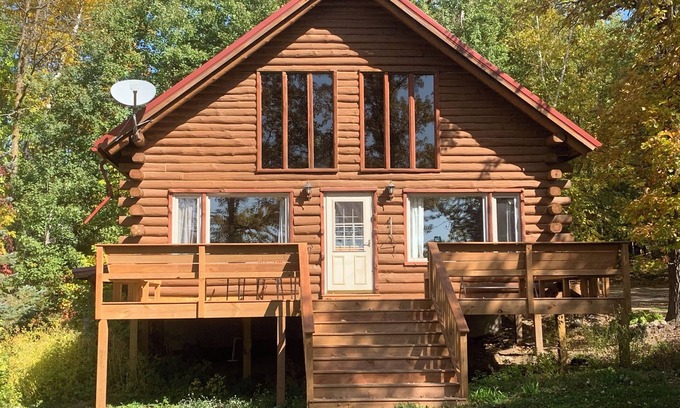 Park Rapids House | Log Cabin at Bolton Bay on Long Lake