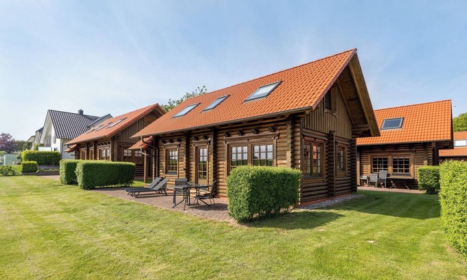 Sassnitz House | Log cabin Vasco da Gama - 1st row sea view, own sauna