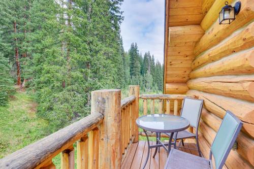 Sunny Slope House | Log Cabin with Wraparound Deck in Breckenridge!