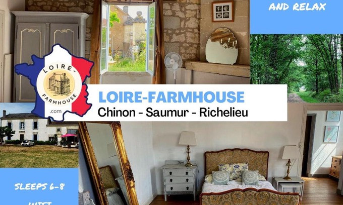 Vezieres House | Loire-farmhouse Holiday Home