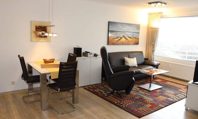 Duhnen Apartment | Lord Nelson App.705-40m² vacation apartment in Döse, close to the beach, swimming pool and sauna