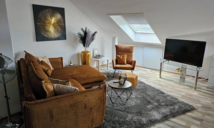 Karthauserhofgelande Apartment | Lounge 4 - stylish apartment 51sqm, fully equipped, parking at the house, all in