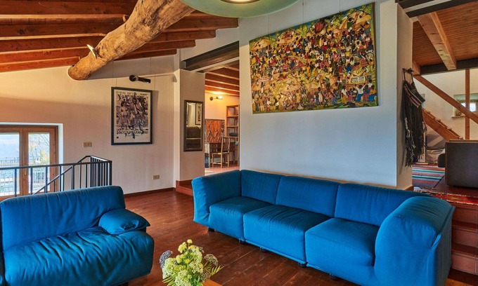 Caprino Veronese House | Lovely apartment in villa for 6 people with WIFI, TV, patio and parking