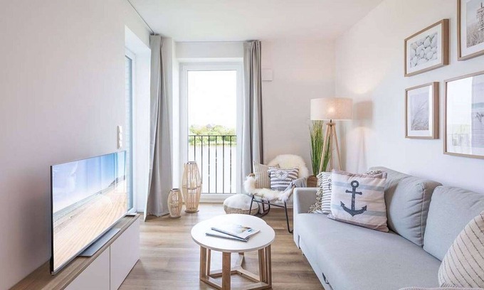 Norderhafen Apartment | Lovely apartment for 3 guests with WIFI, TV and balcony
