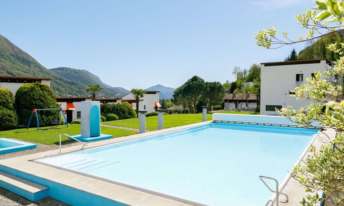 Capriasca Apartment | Lovely apartment for 6 guests with pool, WIFI, TV, patio, panoramic view and parking