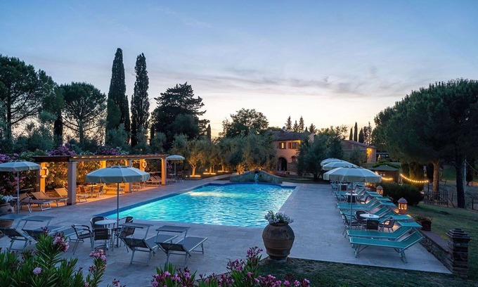 Peccioli Apartment | Lovely apartment for 6 guests with A/C, WIFI, pool, TV, pets allowed and panoramic view