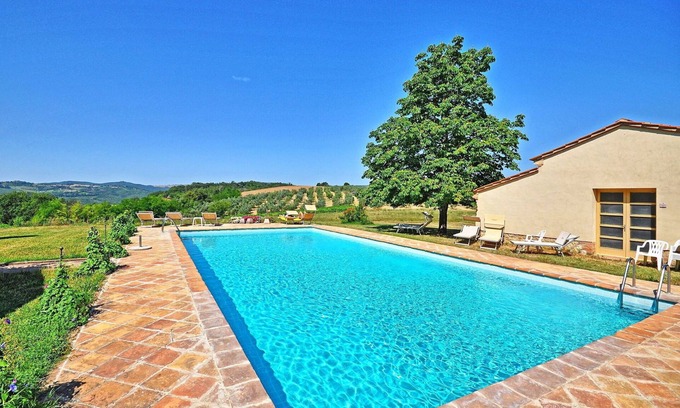 San Gimignano Apartment | Lovely apartment for 4 guests with A/C, pool, WIFI, TV and panoramic view