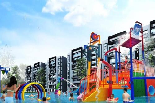 Kampung Kuala Pari Apartment | Lovely condo with water theme park#Pool View#Ipoh#