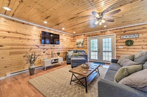 Mancelona House | Lovely Elmira Cabin with Deck, 18 Mi to Gaylord