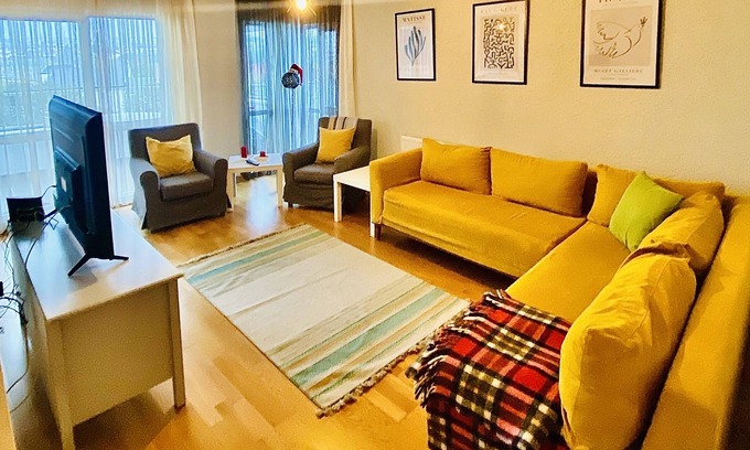 Bayramoglu Mahallesi Apartment | Lovely House 2bedroom apartment with sea view near by John Hopkins