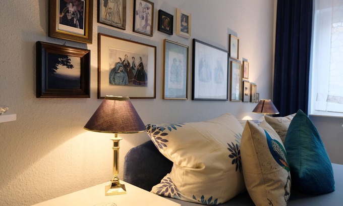 Leimen Apartment | lovely living ambience, 3 rooms absolutely quiet in the center, 4 km Heidelberg