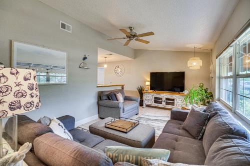Surfside Estates House | Lovely Merritt Island Home with Kayak and Fire Pit!