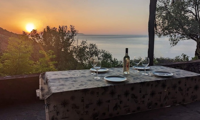 Aia Villa | Lovely seaview villa in full Elba Island Natural Park, quietness nature & sea