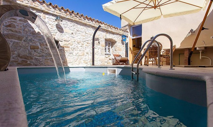 Krbune House | Lovely stone house with private pool outdoor shower