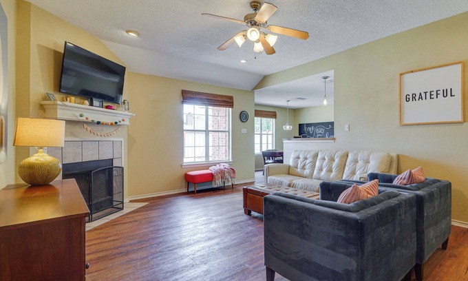 Lubbock House | Lubbock Vacation Rental w/ Fire Pit & Large Patio!
