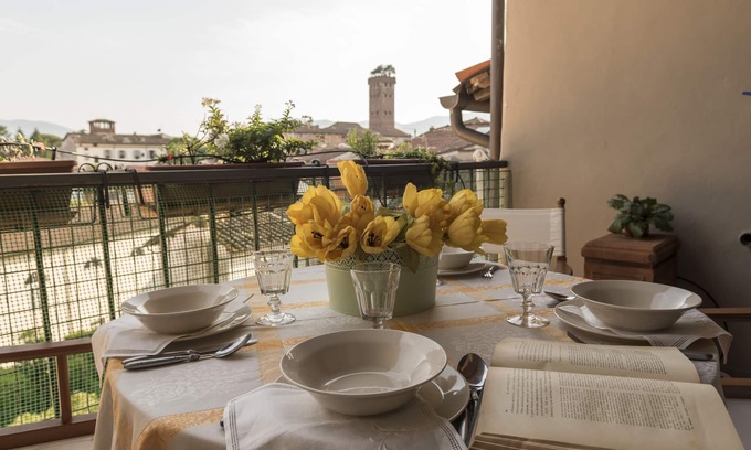 Lucca Historical Center Apartment | Lucca center: Duke Design apartment with wonderful view