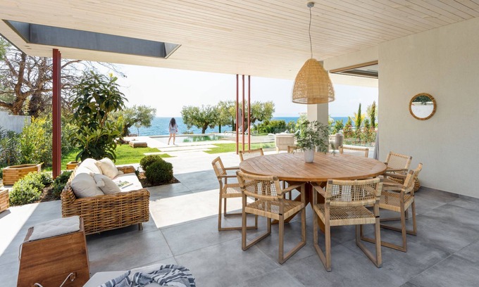 Elia Nikitis Villa | LuriaHomes - Villa C with an amazing private beach in the aegean sea - lux villa