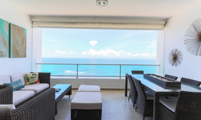 Villas Del Mar Apartment | Lux Beach Condo | Panoramic VIEW and Fast Wifi