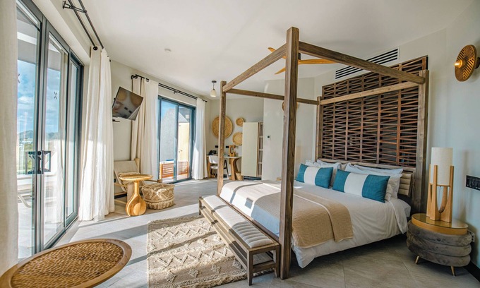 Fryes Beach Hotel | Luxe 2 Bedroom Retreat Overlooking Blue Waters with Direct Beach Access