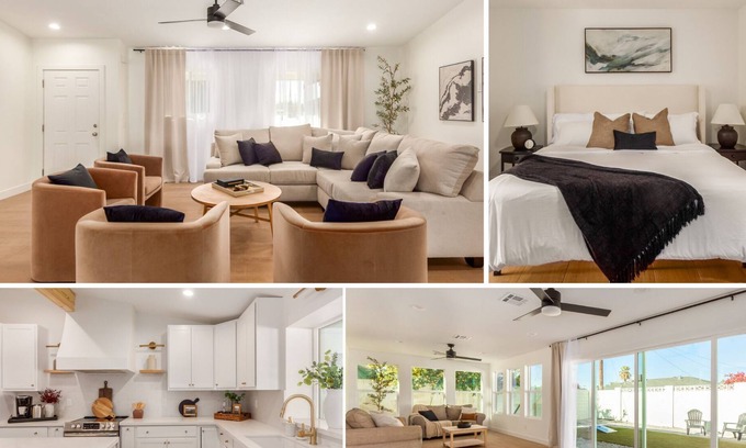 Cox Heights House | LUXE | 4room3bath,Sleeps12, KingBed, 10minOldTown