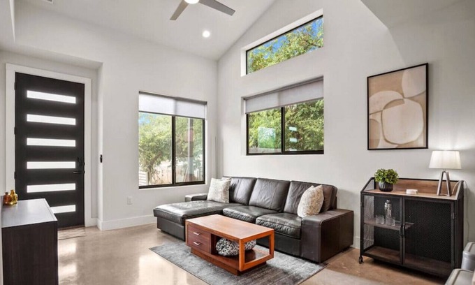Rosewood House | Luxe King Primary + Comfort and Cool Shaded Patio
