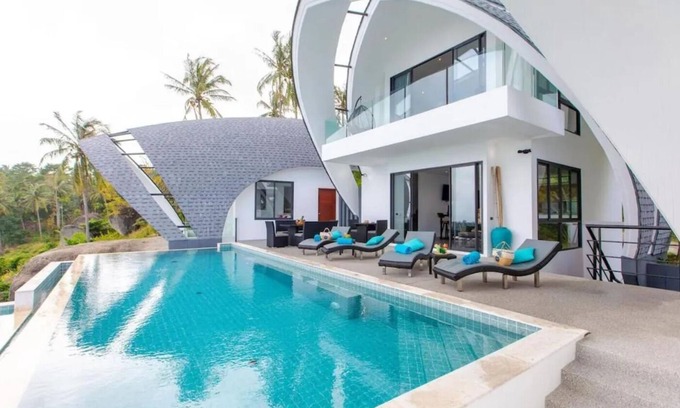 Lamai Villa | Luxurious 4-bedroom Villa Moon Paradise with pool, and stunning views