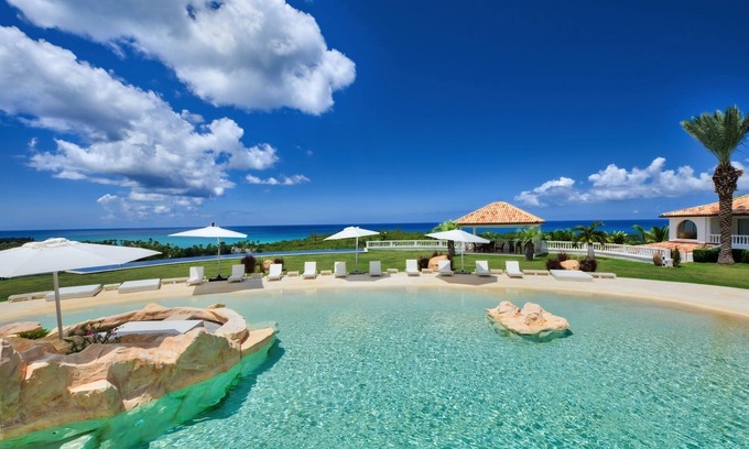 Rambaud Villa | Luxurious 7 bedroom villa with staff, gym, private pool and beach