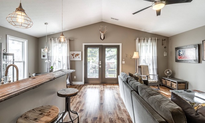 Merion Village House | Luxurious Carriage House with EV Garage Parking. Available for Annual Rental.