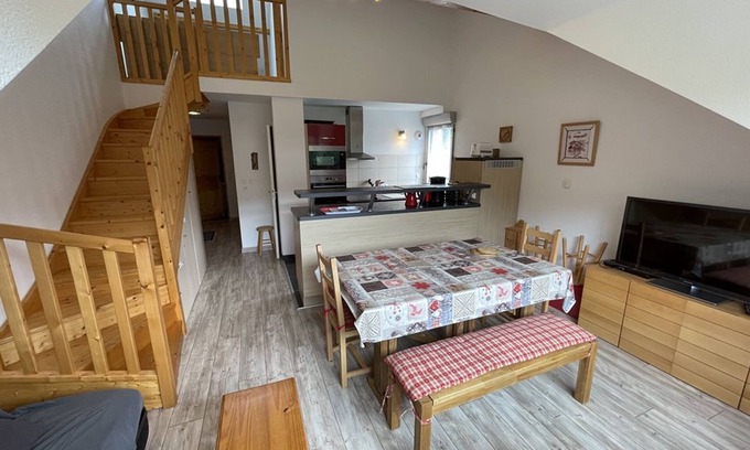 Laveissiere Apartment | Luxurious Duplex Apartment with WiFi, Balcony, and Covered Parking