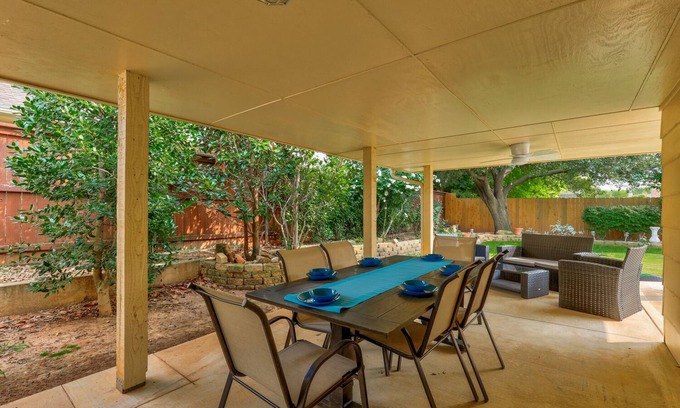 Central Oklahoma City House | Luxurious Home - Family Game Room/Huge Patio