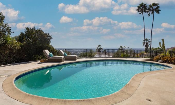 Whittier House | Luxurious LA County Home - Panoramic Views Pool Spa