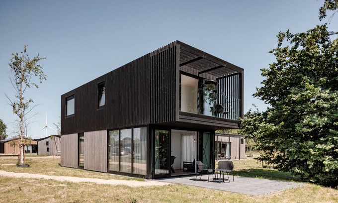 Municipality of Brielle House | Luxurious lodge in a holiday park