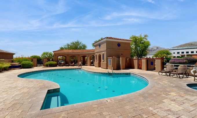 Tucson House | Luxurious remodeled home with gas fireplaces, patios, outdoor kitchen, & pool